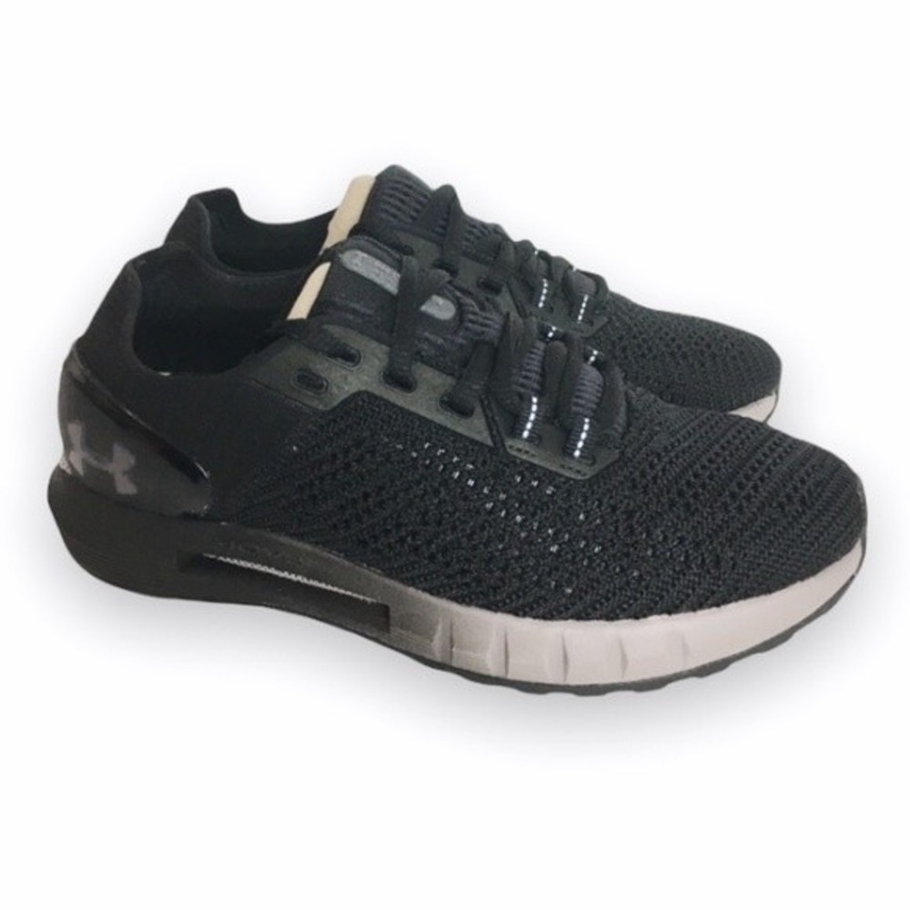 Under Armour Womens Size 5 HOVR Sonic 2 Running Shoe Sneakers Black Tetra Gray